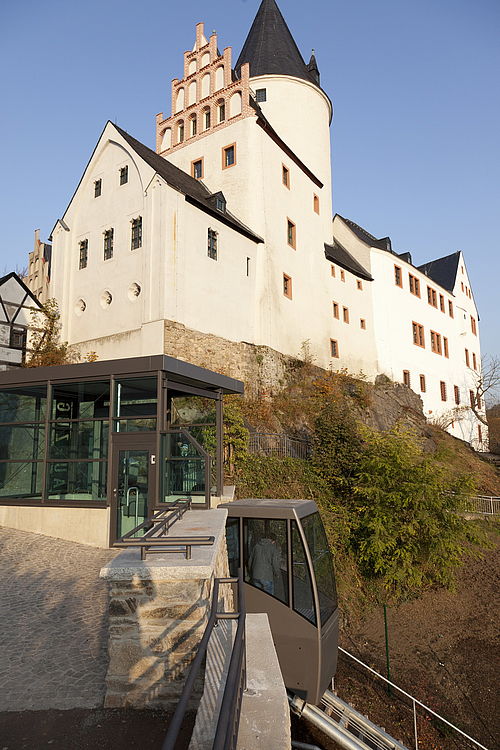 Schrägaufzug vom Hammerwegparkplatz in die Altstadt